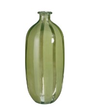Montello fles recycled glas l.groen h45xd19cm